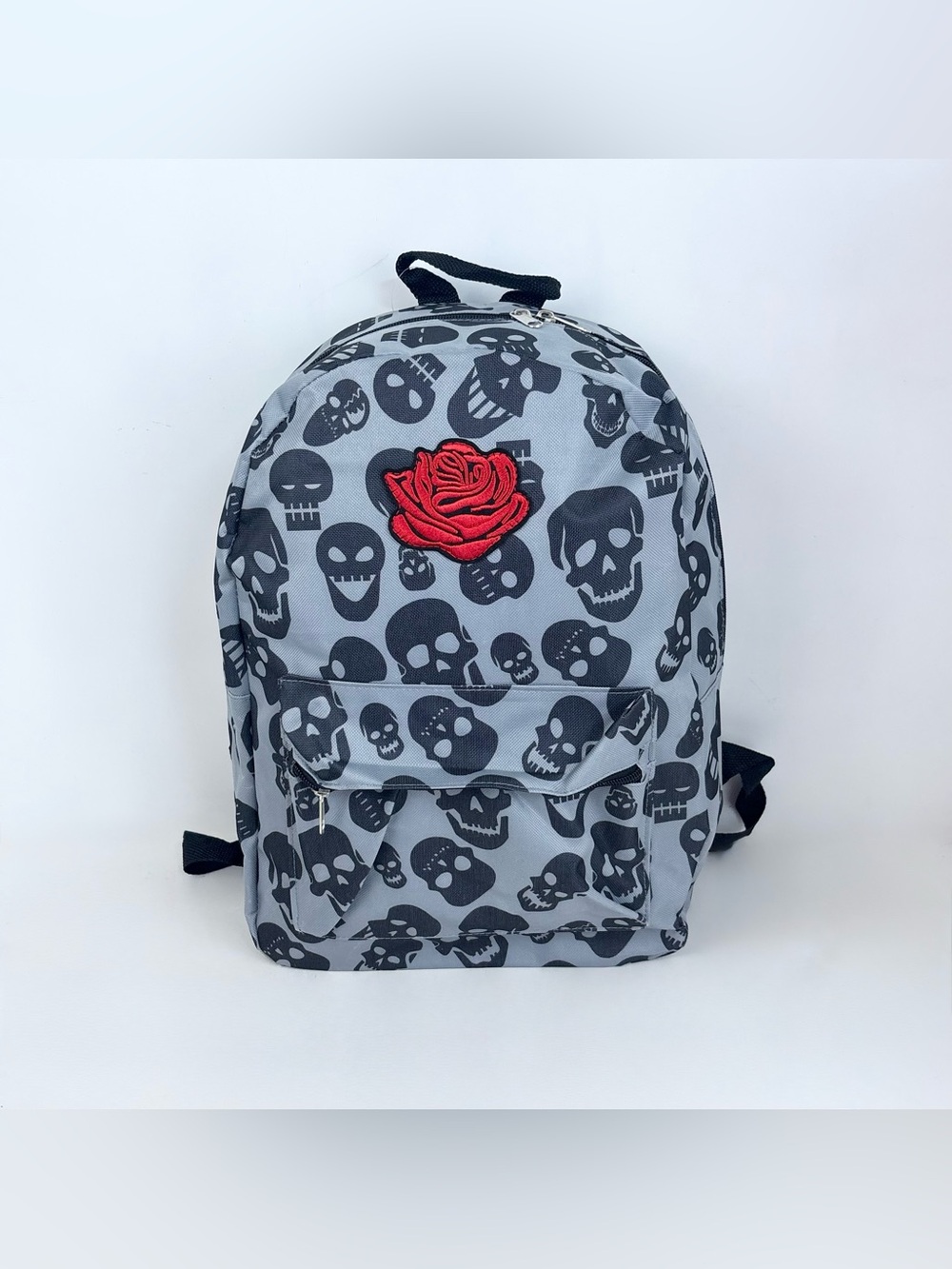 Skull & Roses 🌹💀Goth Punk Backpack New Without Tags